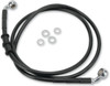 Drag Specialties - 17412593 - Brake Line - Front - Black - +2" - '10-'15 FXDWG