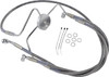 Drag Specialties - 17412638 - Brake Line - Front - +10" - Stainless Steel