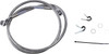 Drag Specialties - 17412644 - Brake Line - Front - +2" - Stainless Steel - XL