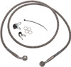 Drag Specialties - 17412647 - Brake Line - Front - +8" - Stainless Steel - XL