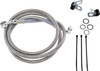 Drag Specialties - 17412655 - Brake Line - Front - +4" - Stainless Steel