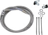 Drag Specialties - 17412659 - Brake Line - Front - +6" - Stainless Steel