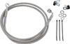 Drag Specialties - 17412661 - Brake Line - Front - +10" - Stainless Steel