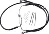 Drag Specialties - 17412908 - Brake Line - Front - Black - +4" - FXDF '08-'17