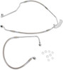 Drag Specialties - 17412941 - Brake Line - Rear - Stainless Steel