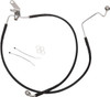 Drag Specialties - 17412955 - Brake Line - Front - Black - +2" - Softail '04-'06