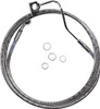 Drag Specialties - 17413991 - Brake Line - +6" - Stainless Steel - ABS