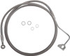 Drag Specialties - 17413991 - Brake Line - +6" - Stainless Steel - ABS