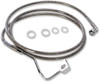 Drag Specialties - 17414499 - Brake Line - Front - +4" - Stainless Steel