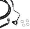 Drag Specialties - 17414506 - Brake Line - Front (Upper) - Black - +4"