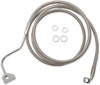 Drag Specialties - 17414500 - Brake Line - Front - +6" - Stainless Steel