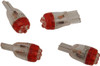 Drag Specialties - 20600007 - Mini Wedge LED Bulbs - Red