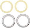 Drag Specialties - 22020061 - Instrument Gauge Bezel - Chrome - 2" Diameter