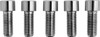 Drag Specialties - DS192311 - Bolts - Socket-Head/Replacement - Smooth/Coarse Thread - 1/2"-13 x 1-1/4" - 5 Pack