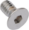 Drag Specialties - DS192358 - Bolts - Flat-Head - Chrome - 1/4"-20 x 5/8"