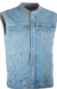 Highway 21 - Iron Sights Denim Vest - Club Collar