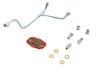 V-Twin - 40-2102 - Knucklehead Banjo Oil Line Kit Zicad Plated - Fits 1936-1947 Harley-Davidson EL, 1941-1947 FL