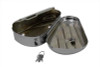 V-Twin - 50-0600 - Oval Right Side Chrome Tool Box