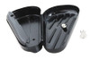 V-Twin - 50-0673 - Black Left Side Oval Tool Box