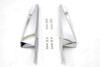 V-Twin - 50-1008 - Chrome Fork Mount Wind Deflector Set