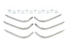 V-Twin - 50-1033 - Replica Rear Fender Trim Set Sargent Stripe Style