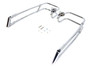 V-Twin - 50-1206 - Saddlebag Guard Kit Chrome