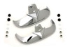 V-Twin - 50-1214 - Chrome Fender Tip Set - Fits 1997-2006 Harley-Davidson FLSTS (for front and rear applications)