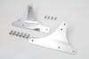 V-Twin - 50-1227 - Sissy Bar Side Plate Set Chrome