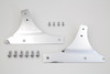 V-Twin - 50-1227 - Sissy Bar Side Plate Set Chrome