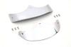 V-Twin - 50-1230 - Smooth Fender Tip Set Chrome - Fits 1990-2006 Harley-Davidson FLSTF