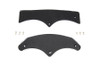 V-Twin - 50-1230 - Smooth Fender Tip Set Chrome - Fits 1990-2006 Harley-Davidson FLSTF