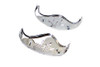 V-Twin - 50-1285 - Chrome Rocket Fender Tip Set - Fits 1936-1948 Harley-Davidson EL