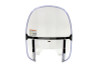 V-Twin - 51-0257 - Beaded Windshield with Clear Lower