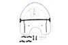 V-Twin - 51-0375 - National Cycle Spring Fork Windshield Clear