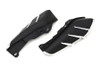 V-Twin - 51-0422 - Black Windshield Deflector Set with Chrome Trim