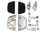 V-Twin - 51-0853 - Passenger Footboard Set with Swingarm Mount Kit - Fits 1982-2006 Harley-Davidson FLT