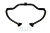 V-Twin - 51-0872 - Black Front Engine Bar with Footpeg Pads - Fits 2006-2017 Harley-Davidson FXD (with mid or forward controls), 2006-2017 FXDWG (with mid or forward controls)