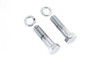 V-Twin - 51-0971 - Swingarm Pivot Bolt Set Hex Chrome