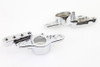 V-Twin - 51-0994 - Rear Frame Fork Bracket Set Chrome - Fits 2007-2008 Harley-Davidson FLT