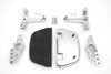 V-Twin - 51-0998 - Passenger Footboard Set with Swingarm Mount Kit - Fits 2007-2008 Harley-Davidson FLT