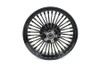 V-Twin - 52-0008 - Rear 16 inch x 3.5 inch Duro 36 Fat Spoke Matte Black Wheel - Fits 2005-2007 Harley-Davidson XL, FLT, 2006-2009 FXD, 2000-2008 FXST