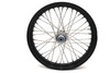V-Twin - 52-0081 - XR 750 19 Inch x 3.00 Inch Rear Wheel with Black Rim - Fits 1952-1956 Harley-Davidson K, 1937-1952 W, 1957-1970 XL, 1970-1984 XR