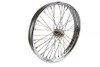 V-Twin - 52-0311 - 21 inch WR Front Spool Wheel Chrome - Fits 1941-1952 Harley-Davidson W