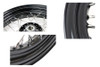 V-Twin - 52-0448 - 16 inch x 3.00 inch KH Type Star Hub Wheel Black - Fits 1948-1962 Harley-Davidson FL, 1936-1947 EL