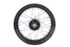 V-Twin - 52-0448 - 16 inch x 3.00 inch KH Type Star Hub Wheel Black - Fits 1948-1962 Harley-Davidson FL, 1936-1947 EL