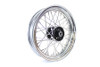 V-Twin - 52-0453 - 16 inch x 3.00 inch KH Type Star Hub Wheel Black - Fits 1948-1966 Harley-Davidson FL