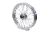 V-Twin - 52-0487 - 21 inch x 3.25 inch Front Spoke Wheel - Fits 1937-1948 Harley-Davidson UL, 1936-1940 EL, 1941-1966 FL