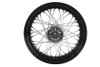 V-Twin - 52-0587 - 16 inch x 3.00 inch Replica KH Hub Wheel Black - Fits 1937-1948 Harley-Davidson UL, 1936-1952 WL (rear only), 1941-1966 FL, 1936-1948 EL