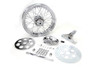 V-Twin - 52-0601 - 16 inch x 3.00 inch Rear Wheel Kit with Caliper Chrome - Fits 1973-1985 Harley-Davidson FX, FL
