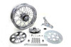 V-Twin - 52-0601 - 16 inch x 3.00 inch Rear Wheel Kit with Caliper Chrome - Fits 1973-1985 Harley-Davidson FX, FL